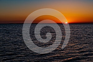 Sunset off the Coast of Key Largo