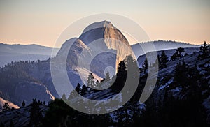 Sunset on Olmsted Point, Yosemite National Park, California