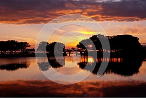 Sunset in the Outer Banks, North Carolina