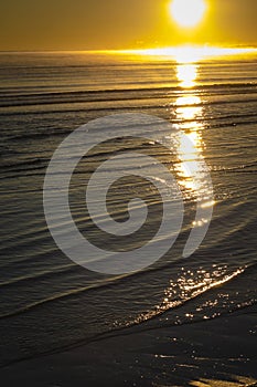 Sunset over Baltic Sea