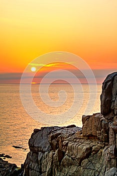 Sunset Over The Bay Of Fundy photo