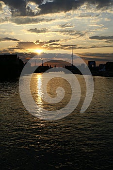 Sunset over Berlin