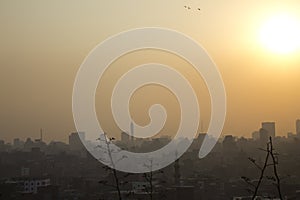 Sunset over Cairo