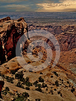 Sunset over Capitol Reef National Park