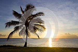 sunset over Caribbean Sea, Barbados