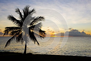 sunset over Caribbean Sea, Barbados