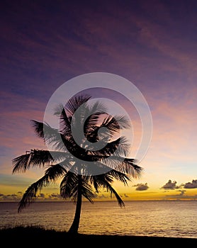 sunset over Caribbean Sea, Barbados