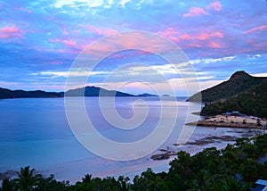 Sunset over Cateye Beach