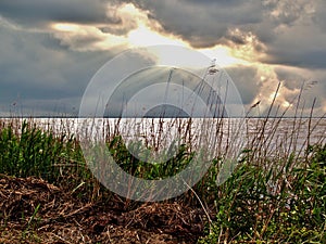 Sunset over Currituck Sound