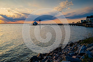 A Sunset Over Currituck Sound