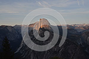 Sunset Over Half Dome