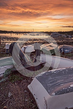 Sunset over the Hamble