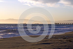 Sunset over Hermosa Beach