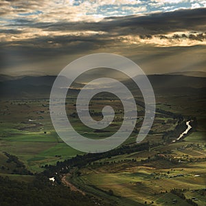 Sunset over Hunter Valley