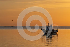 Sunset over Kerkennah - Tunisian archipelago