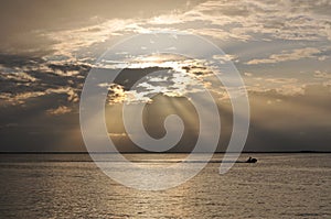 Sunset over Key Largo