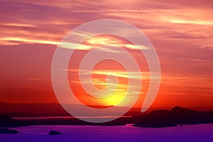 Sunset Over Lake Titicaca Peru - 4 photo