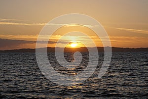 Sunset over Loch Ailort, Morar, Lochaber, Scotland