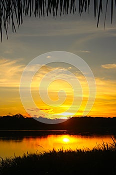 Sunset over Madidi National Park