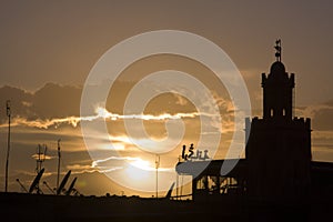 Sunset over Marrakech