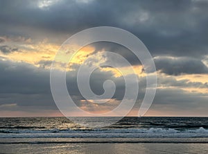 Sunset over the Mediterranean Sea