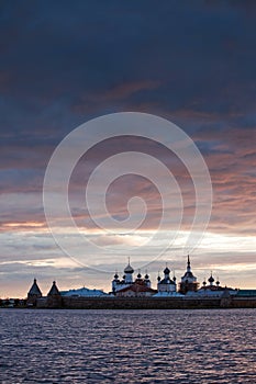 Sunset over Monastery