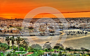 Sunset over Msida - Malta