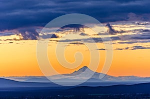 Sunset over Mt. Hood