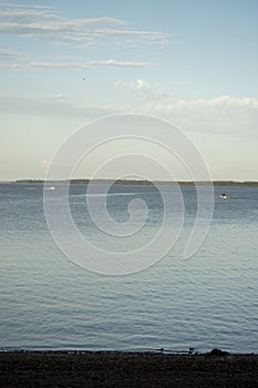 Sunset over Salto Grande lake, Concordia, Entre RÃ­os