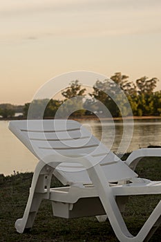 Sunset over Salto Grande lake, Concordia, Entre RÃ­os