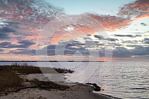 Sunset over Salvo on the Outer Banks NC