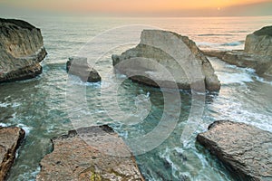 Sunset over Shark Fin Cove