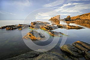 Sunset over Sinemorec Rocks