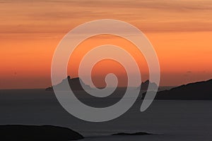 Sunset Over Skellig Islands