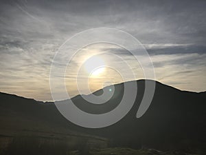 Sunset over Snowdon