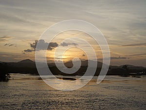 Sunset over Surigao, Philippines