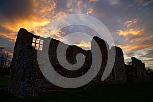 Sunset Over Thetford Priory House