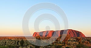 Sunset over Uluru, Ayers Rock