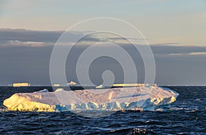 Sunset over the Weddell Sea