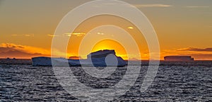 Sunset over the Weddell Sea