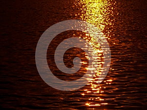 Sunset over Zambezi river