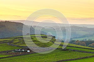 Sunset in the Peak District