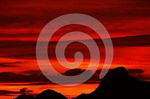 Sunset at Pedra Branca State Park