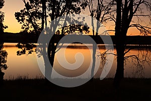 Sunset Penrith Lakes Australia