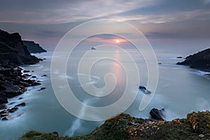 Sunset, Pentire Point, Cornwall