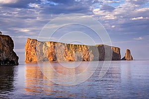 Sunset at Perce Rock