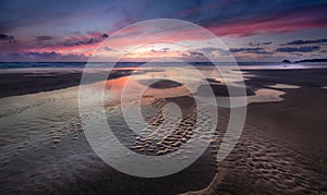 Sunset, Perran Sands, Cornwall