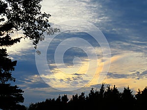 A sunset in Petite Matane-GaspÃ©sie