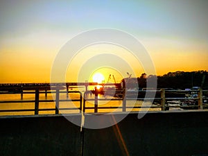 Sunset photo taken from oppo smartphone