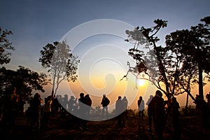 sunset at phukradung